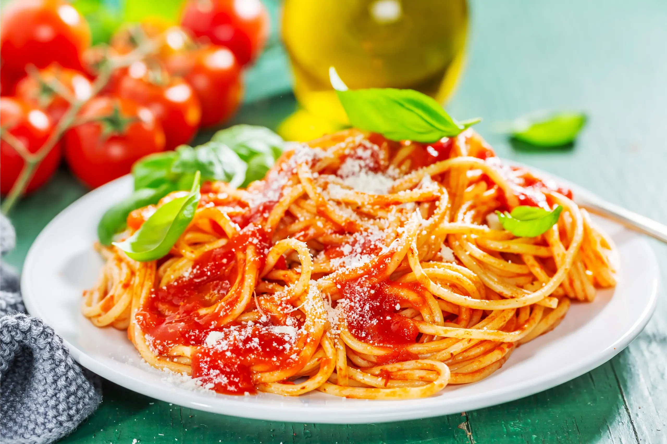 Spaghetti me Grana Padana